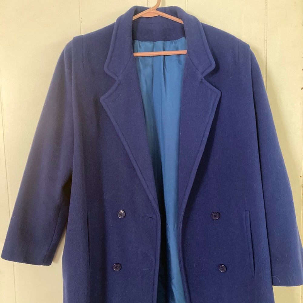 100% Wool Double Breasted Coat